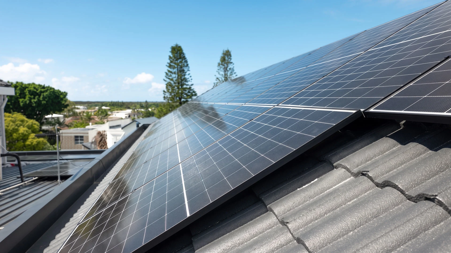 Solar panels in Luxgrid’s photo-based hero film